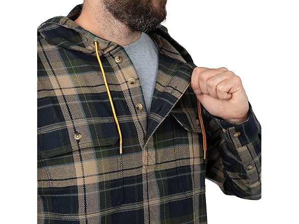 Field & Stream Mens Raghorn Flannel Hoodie