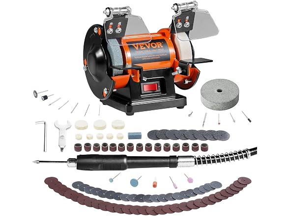 VEVOR Jewelry Polisher, Bench Grinder