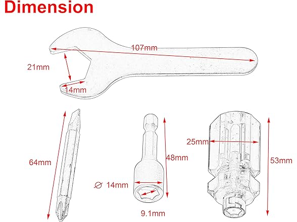 3D Printer Nozzle Wrench MK10 Tools