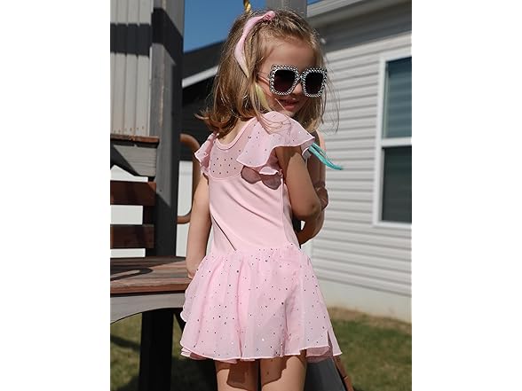 Girls Ballet Ruffle Dress