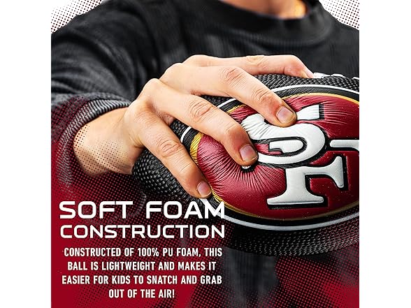 SAN FRANCISCO 49ERS Foam Football