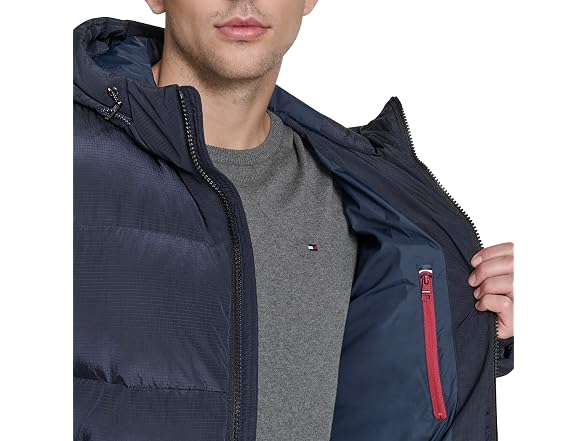 Tommy Hilfiger Men Hooded Snorkel Jacket (X-Large)