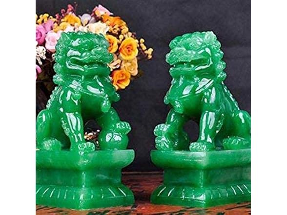 Wealth Porsperity Pair of Fu Foo Dogs