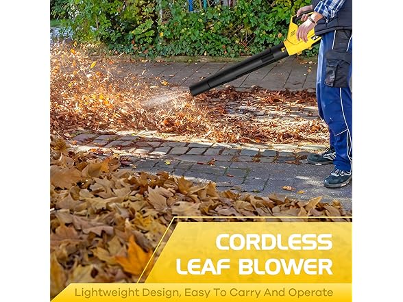 WOLFMEN Cordless Leaf Blower