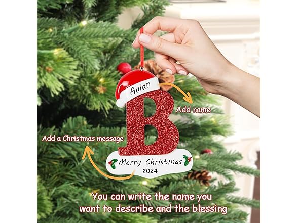 Zercuop DIY Christmas Tree Ornament