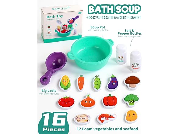 Zeewoo Bath Toys for Kids Ages 4-8 Bathtub Water T