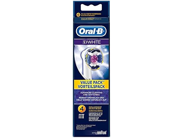 Oral-B 3D White Toothbrush Heads 6-Count