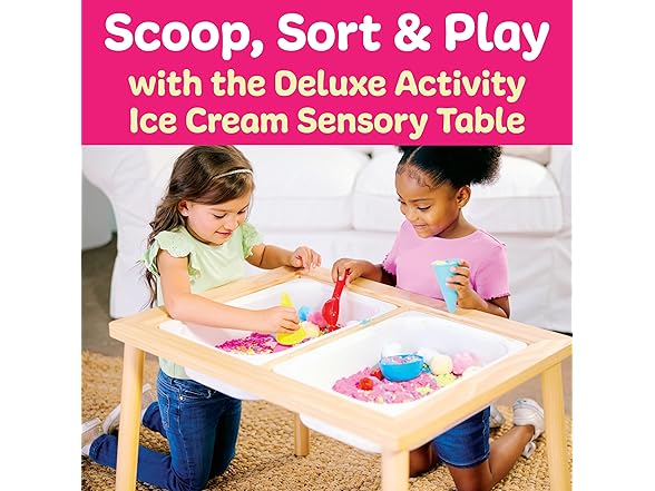 Creativity for Kids Deluxe Sensory Table: Ice Cream Shop