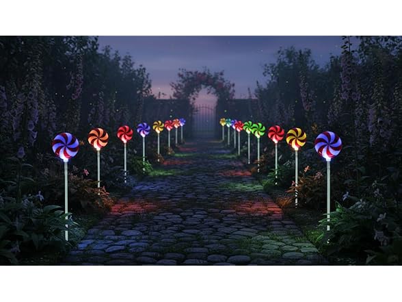 Brite Star Candy Lollipop Path Lights