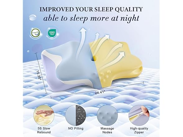 Silkena Cervical Neck Pillow