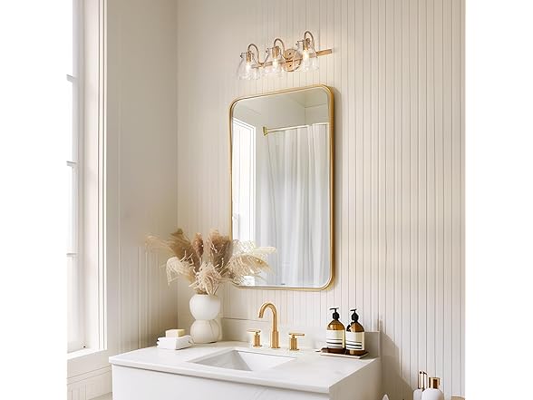 LALUZ Bathroom Light Fixtures, 3-Light G