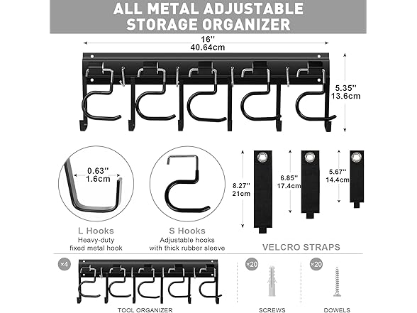 Garage Tool Organizer Wall Mount
