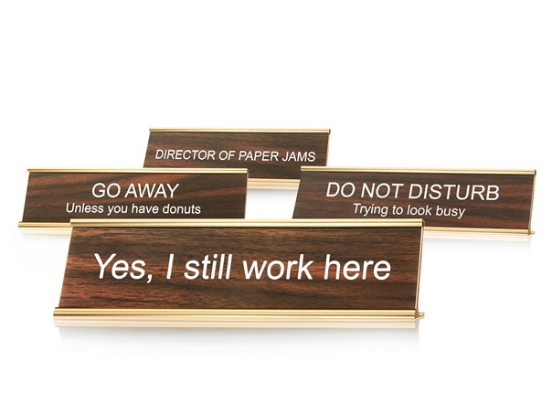 Woot Exclusive Desk Signs (Your Choice)