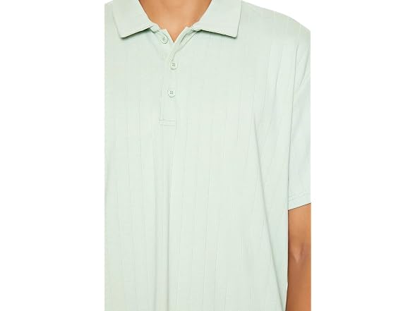 Forever 21 (XXL) Textured Polo Shirt