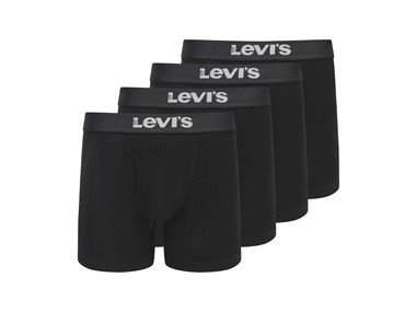 $18.99, Was $40, 52% Off! Levi's Men's 4-Pack Cotton Boxer Brief dealfomo