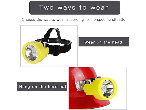 Yongkist Mining Lamp Rechargeable Headlight