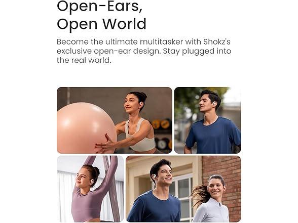 (NEW) SHOKZ OpenFit Air Open-Ear Earbuds