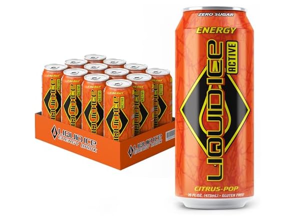 Liquid Ice Active Energy Drink - Citrus