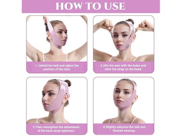 ROWMATE Graphene V Line Mask Chin Up Mask V Shaped