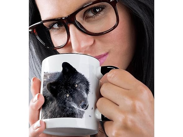 3dRose Rocky Mountain Gray Wolf Mug