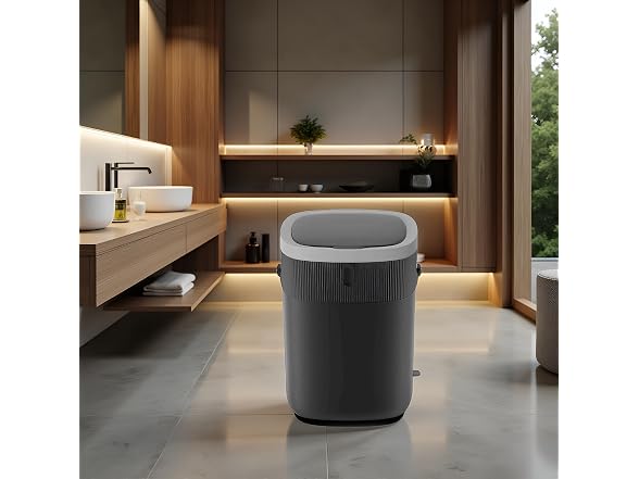 Delletir Motion Sensor Trash Can Dark