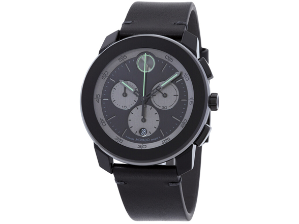 Movado Bold TR90 Chronograph Brown Strap Watch