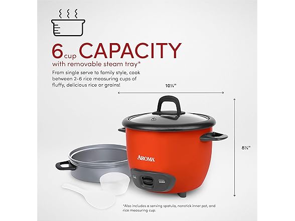 AROMA 1.5QT Rice & Grain Cooker