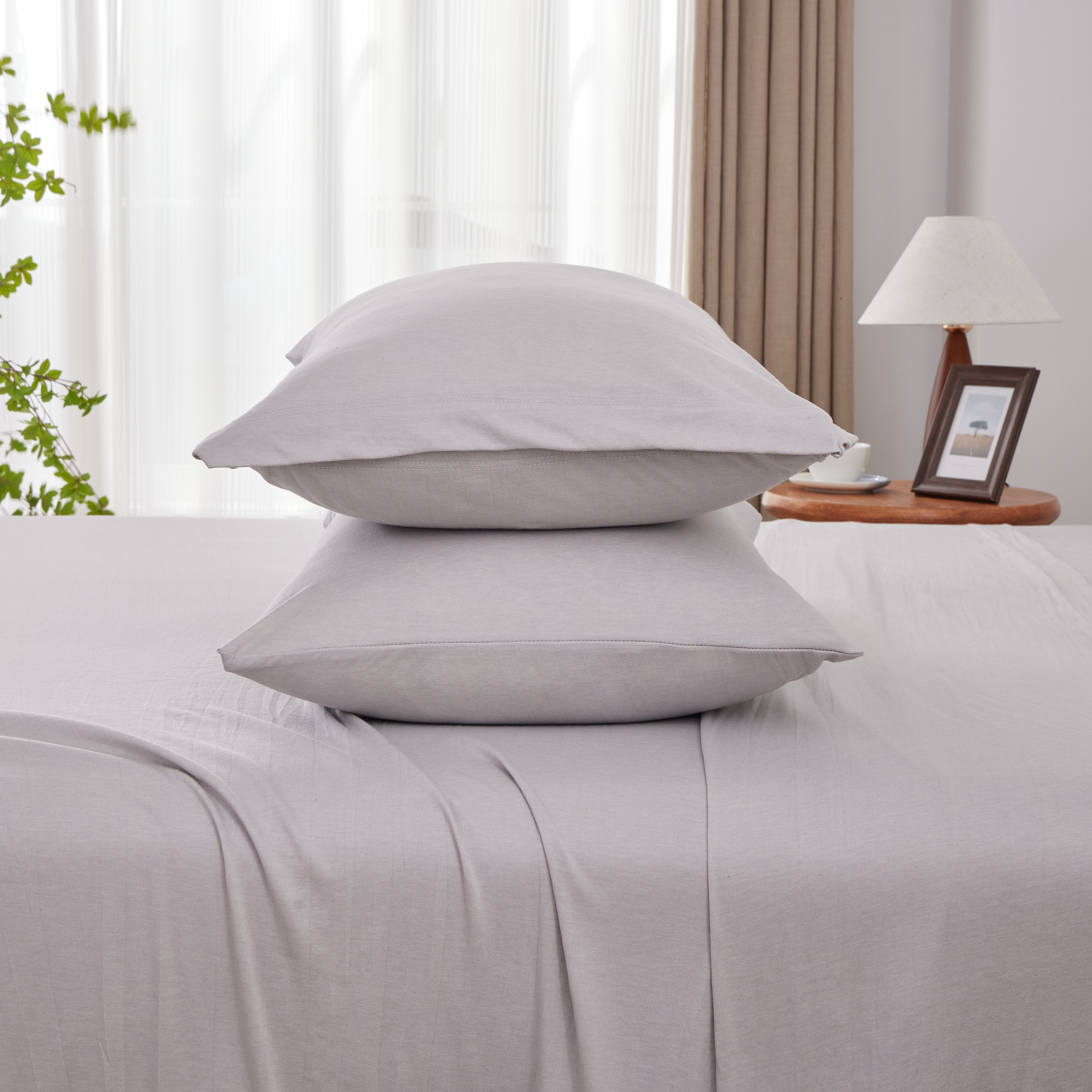 Kathy Ireland Jersey Knit Cotton Sheet Set - Gallery 42