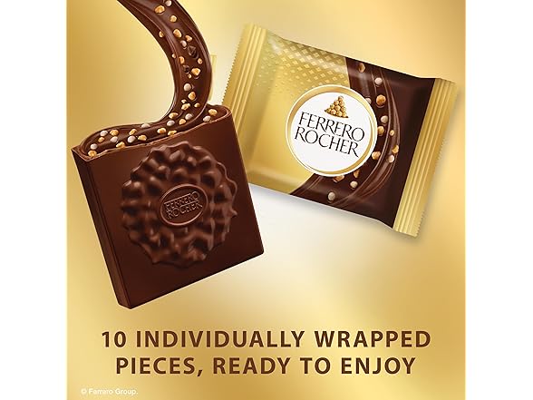 Ferrero Rocher Dark Hazelnut Squares 3.7