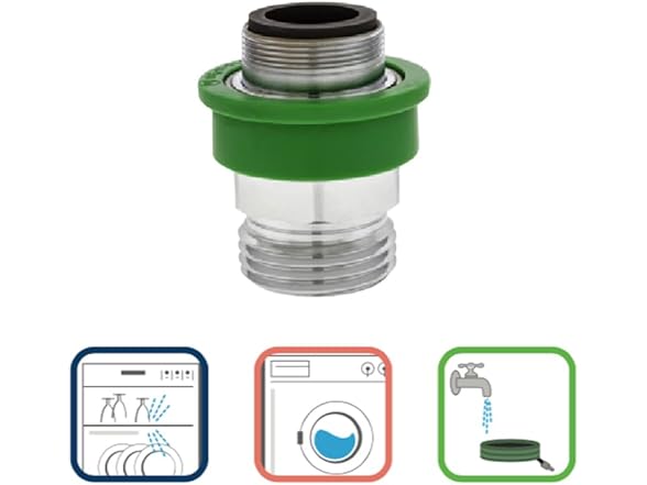 Neoperl Quick Connect Hose to Faucet Coupler 