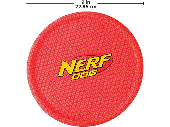 Nerf Dog Nylon Flyer Dog Toy, Flying Disc, Li