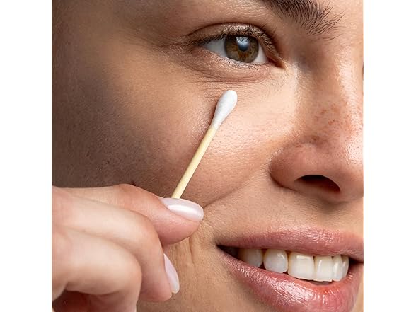 Cliganic Organic Cotton Swabs, 500 Count