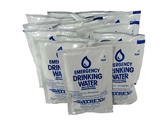 Datrex Emergency Water Packet 4.227 oz - 3 Day/72 Hour Supply (18 Packs)