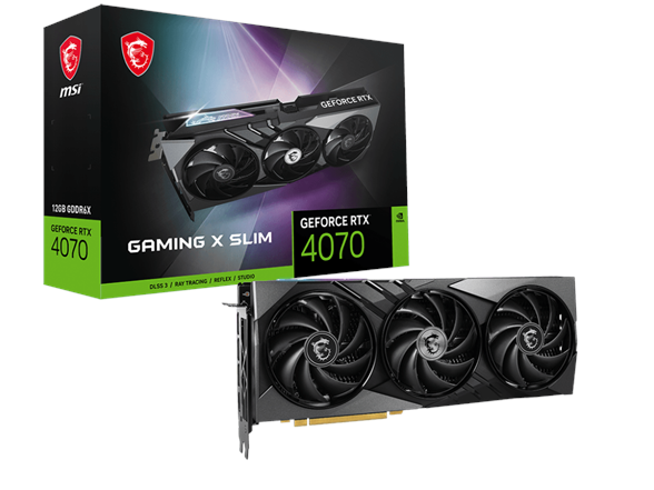 MSI GeForce RTX 4070 GAMING X SLIM 12G