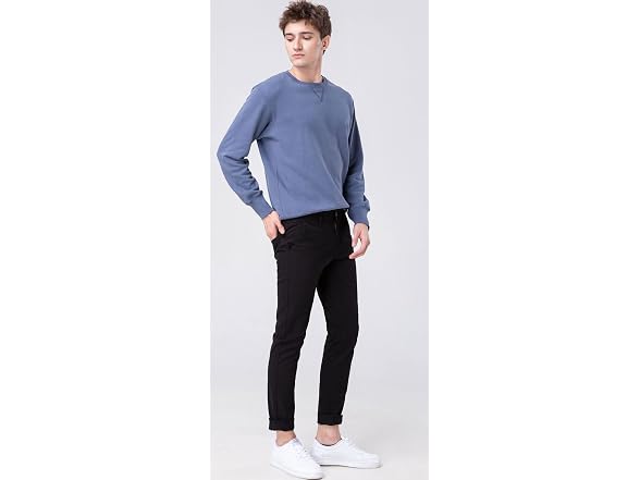 Plaid&Plain Men (30W x 32L) Stretchy 30x32 Pants