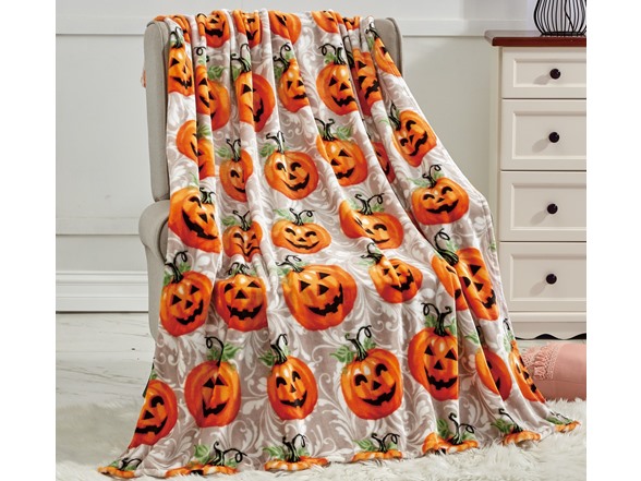 Noble House Pumpkins Throw (2 Pack)