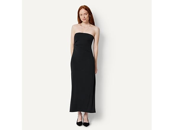 AE Womens SlimFit Jersey Strapless Maxi