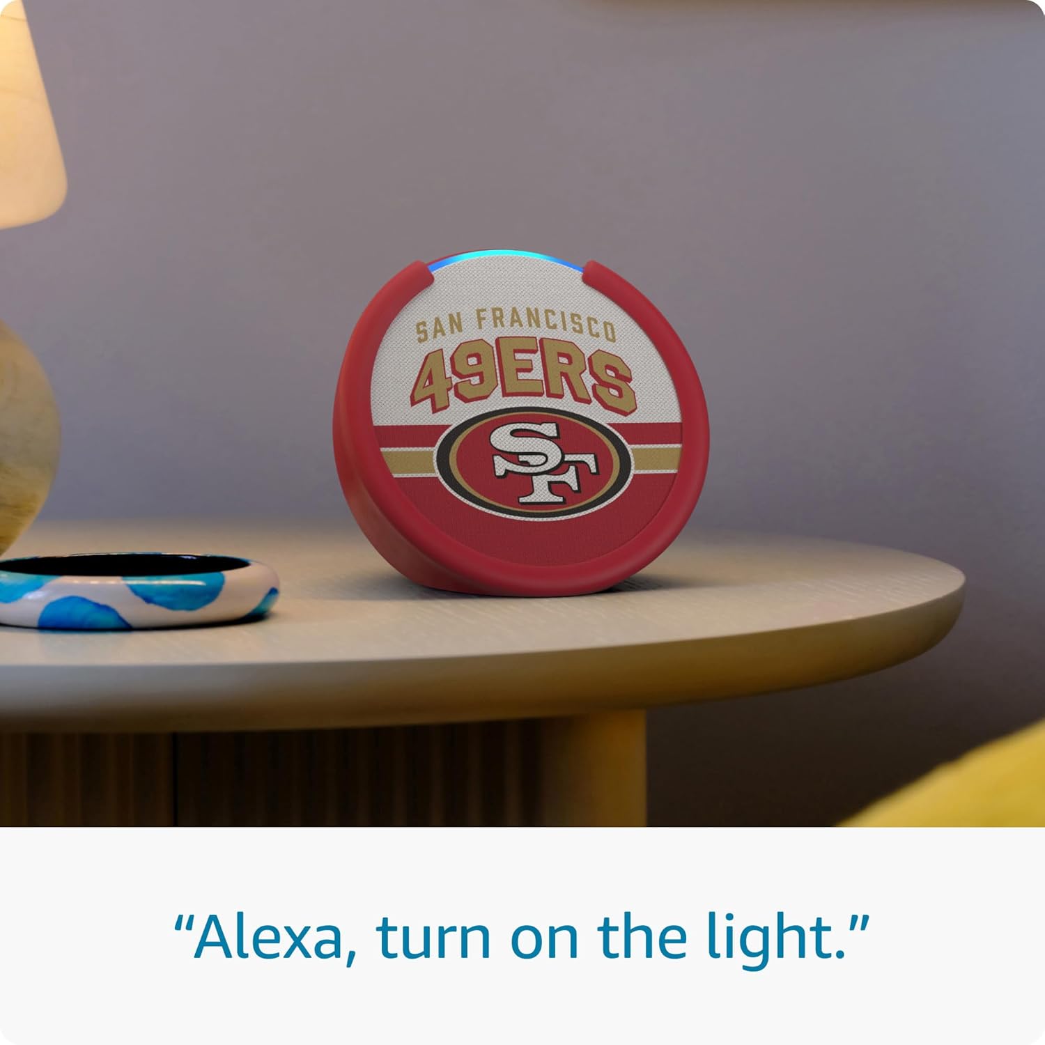 (NEW) Amazon Echo Pop | San Francisco 49ers - Gallery 14