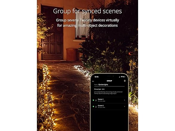 Twinkly Cluster – App-Controlled LED Christmas Lights