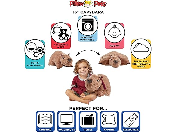 Pillow Pets Disney Encanto Capybara