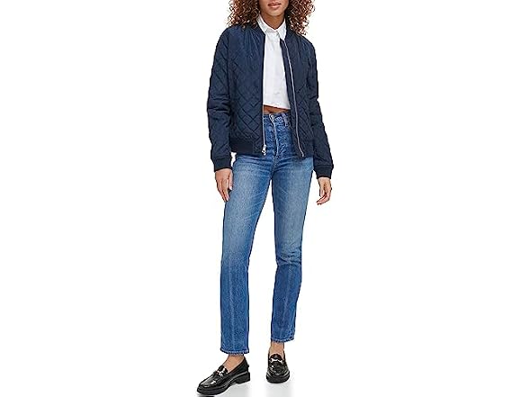 Levi's Women (L) Diamond Quilted Bomber Jacket