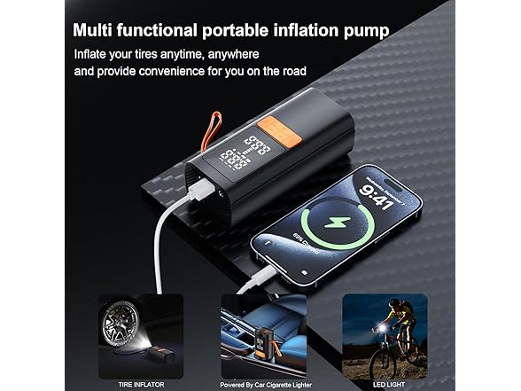 ZRTXBA 15000mAh 150PSI Air Compressor