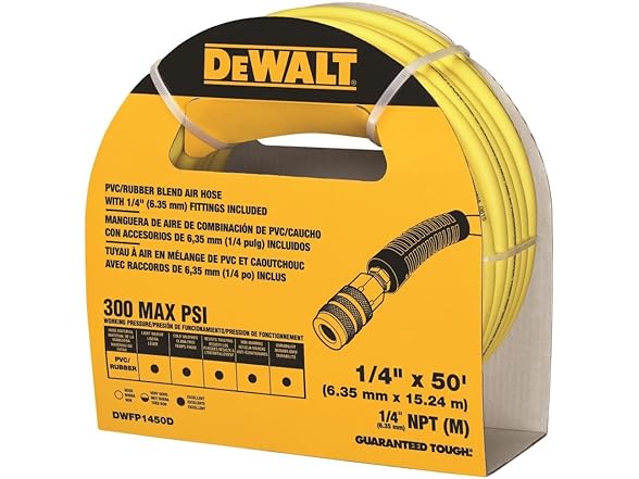 DEWALT DWFP1450D 50 X 1/4 BLEND HOSE FITTINGS