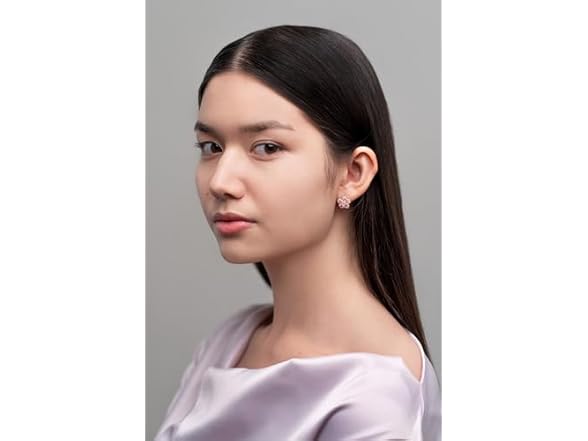 Maison Pink Melissa Earrings Rose Gold