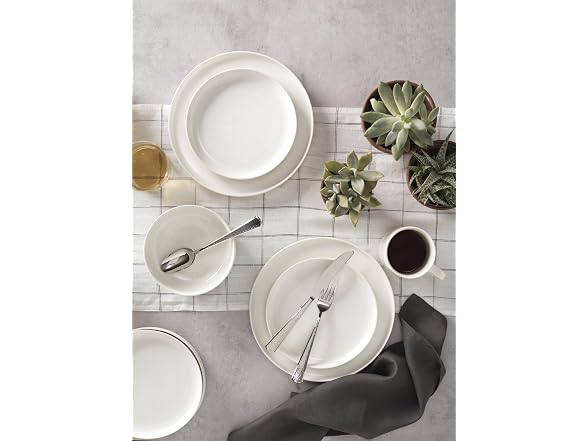 Oneida Stackables Clear Short & Tall Glasses, Set Of 12
