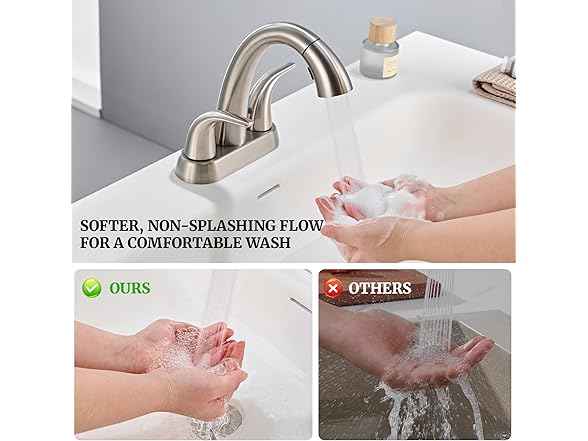 Brushed Nickel Pull Down Faucet