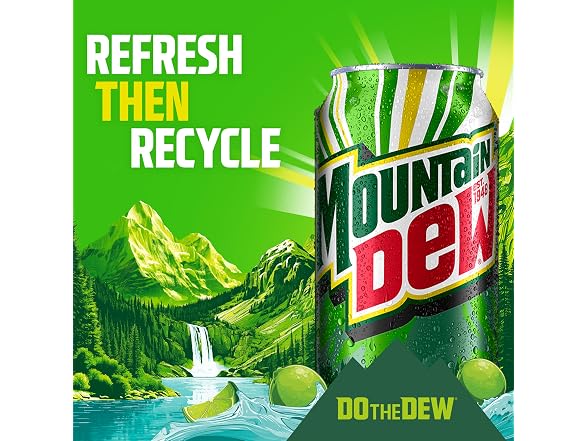 Mountain Dew Soda, 7.5 Fl Oz Mini Cans