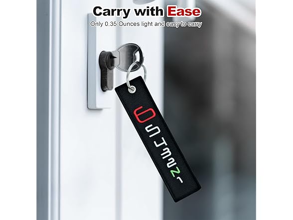 TOKCKYBL Motorcycle Keychain Embroidered