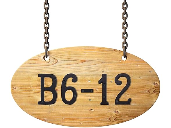 3 inch high cast iron numbers