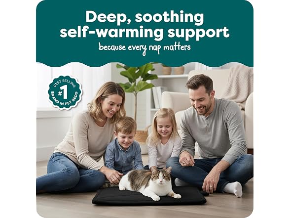 FurHaven ThermaNAP Self Warming Cat Mat, Dog